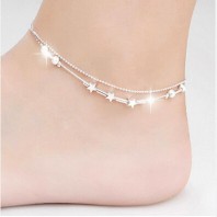 LITTLE STAR WOMEN BAREFOOT BEACH CHAIN ANKLET 5043