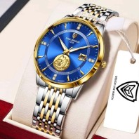 Exclusive Luxury Stainless Steel Waterproof Quartz Wristwatch