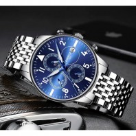 NIBOSI Chronograph Waterproof Watch 3385