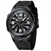 BIDEN men's watches sports watches for men waterproof silicone quartz watches for men and dial-up analog clock-3085