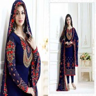 MONIKA SILK MILL Womens Georgette Dress Material-dr118