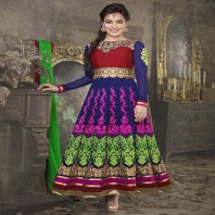 Party Wear Anarkali Georgette Suit-dr121